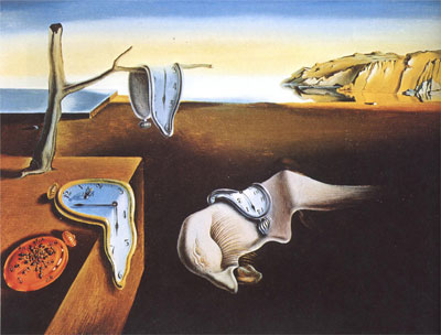 Salvador Dali La persistance de la mémoire reproduction-de-tableau