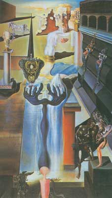 Salvador Dali L'homme invisible reproduction-de-tableau