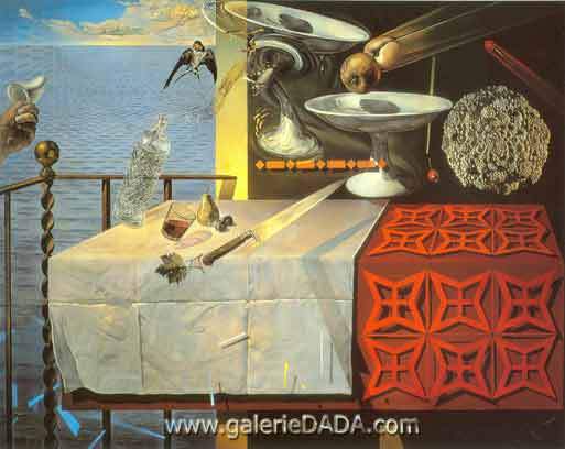 Salvador Dali Toujours la vie-se déplaçant rapidement reproduction-de-tableau