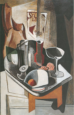 Stuart Davis Nature morte (Rouge) reproduction-de-tableau