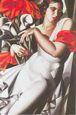 Tamara de Lempicka Portrait de ira P reproduction-de-tableau