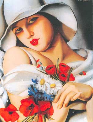 Tamara de Lempicka été élevé reproduction-de-tableau