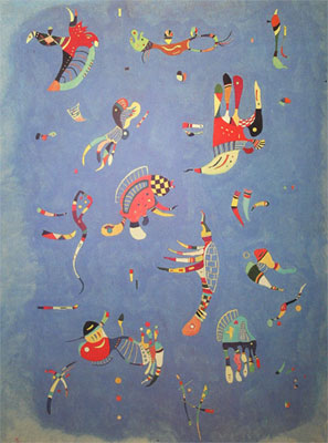 Vasilii Kandinsky Bleu ciel reproduction-de-tableau
