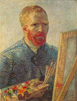 Vincent Van Gogh Autoportrait reproduction-de-tableau