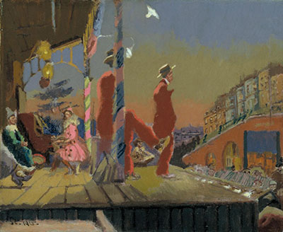 Walter Sickert Brighton Pierrots reproduction-de-tableau