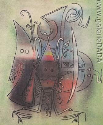 Wifredo Lam Composition reproduction-de-tableau