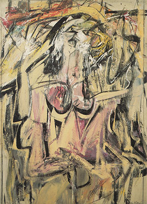 Willem De Kooning Femme III reproduction-de-tableau