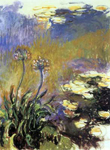 Claude Monet L'Agapanthus reproduction de tableau