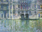 Claude Monet Palazzo de Mula, Venise reproduction de tableau