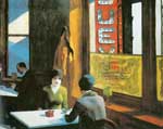 Edward Hopper Chop suey reproduction de tableau