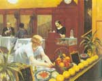 Edward Hopper Tables pour dames reproduction de tableau