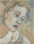 Francis Picabia Transparence: Womans face reproduction de tableau