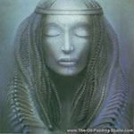 HR Giger Chirurgie de la salade de cerveau reproduction de tableau