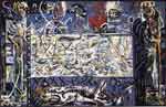 Jackson Pollock Gardiens du secret reproduction de tableau