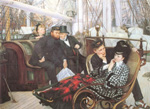 James Tissot Le dernier soir reproduction de tableau