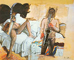 Larry Rivers Dick Schwartz, Blues reproduction de tableau