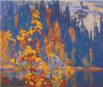 Lawren Harris Algoma d'automne reproduction de tableau