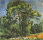Paul Cezanne Le grand pin reproduction de tableau