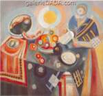 Robert & Sonia Delaunay Femme versant reproduction de tableau