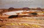 Sidney Nolan Paysage d'Australie centrale reproduction de tableau