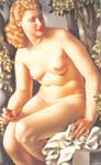 Tamara de Lempicka Suzanne Bathing reproduction de tableau