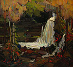Tom Thomson Chute d'eau des forêts reproduction de tableau