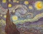 Vincent Van Gogh La nuit étoilée reproduction de tableau