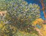 Vincent Van Gogh Lilas (Thick Impasto Paint) reproduction de tableau