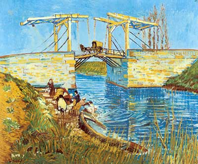 The Langlois Bridge (Thick Impasto Paint)