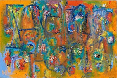 Ad Reinhardt, Romantic Abstraction Fine Art Reproduction Oil Painting