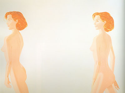 Alex Katz, Red Nude Fine Art Reproduction Oil Painting