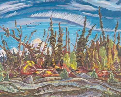 Alexander Y. Jackson, Yellowknife Country Northwest Territories Fine Art Reproduction Oil Painting