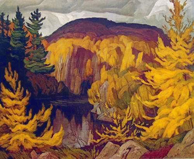Alfred J. Casson, Autumn on the York Fine Art Reproduction Oil Painting