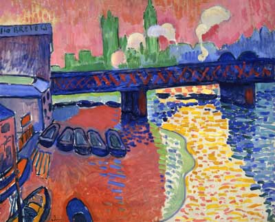 Andre Derain, Charing Cross Bridge Fine Art Reproduction Oil Painting