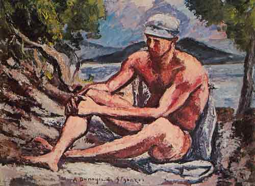 The Seated Bather