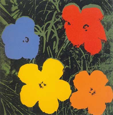 Andy Warhol, Flowers Fine Art Reproduction Oil Painting