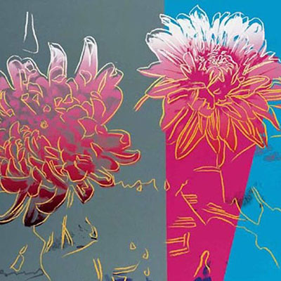 Andy Warhol, Kiku Fine Art Reproduction Oil Painting
