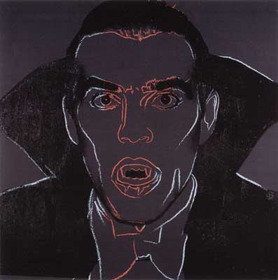 Andy Warhol, Myths (Dracula ) Fine Art Reproduction Oil Painting
