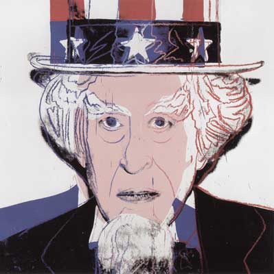 Andy Warhol, Myths (Uncle Sam ) Fine Art Reproduction Oil Painting