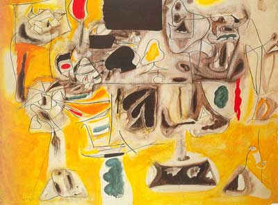 Arshile Gorky, Landscape Table Fine Art Reproduction Oil Painting