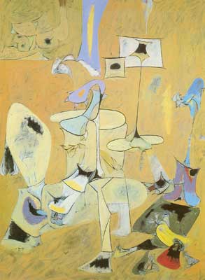 Arshile Gorky, The Betrothal II Fine Art Reproduction Oil Painting