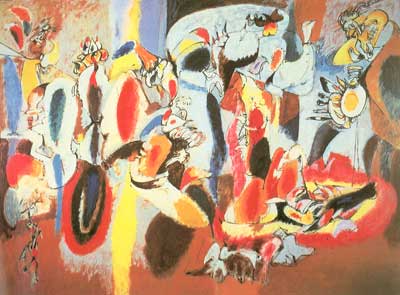 Arshile Gorky, The Liver is the Cock's Comb Fine Art Reproduction Oil Painting
