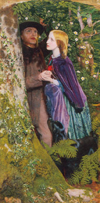 Arthur Hughes, The Long Engagement Fine Art Reproduction Oil Painting