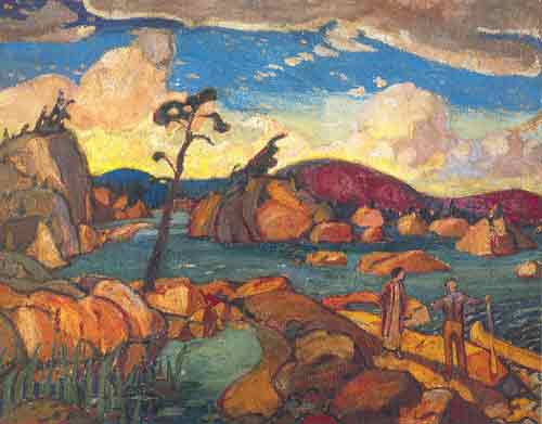Arthur Lismer, Sunlight in a Wood Fine Art Reproduction Oil Painting