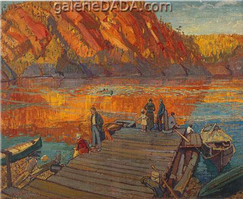 Arthur Lismer, Autumn Bon Echo Fine Art Reproduction Oil Painting