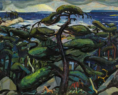 Arthur Lismer, Dark Pine, Georgian Bay Fine Art Reproduction Oil Painting