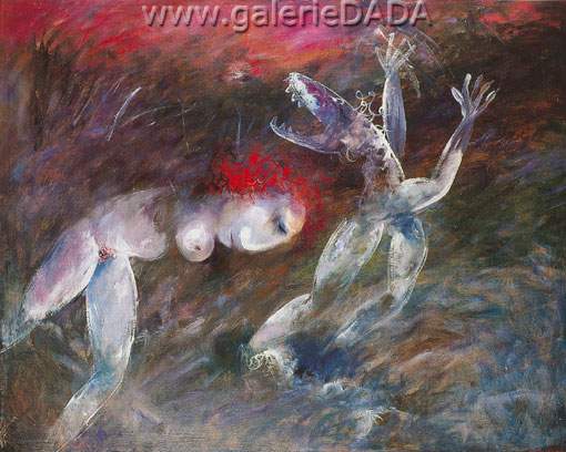 Arthur Merric Boyd, Nude with Beast IV Fine Art Reproduction Oil Painting