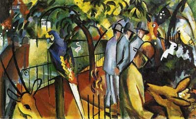 August Macke, Zoological Garden I Fine Art Reproduction Oil Painting