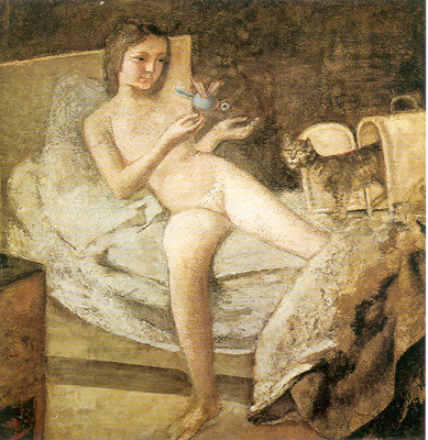 Balthasar Balthus, Getting Up Fine Art Reproduction Oil Painting