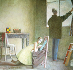 Balthasar Balthus, The Painter and his Model Fine Art Reproduction Oil Painting